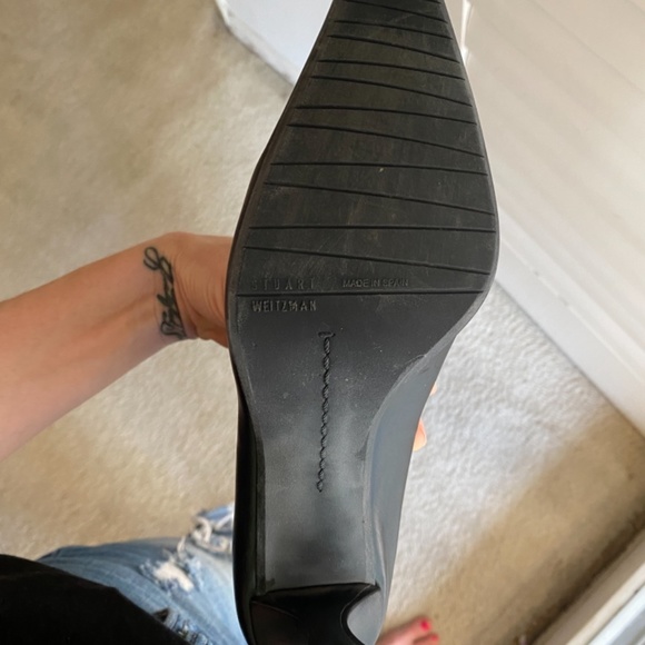 Stuart Weitzman Black Leather Boots - Picture 6 of 7